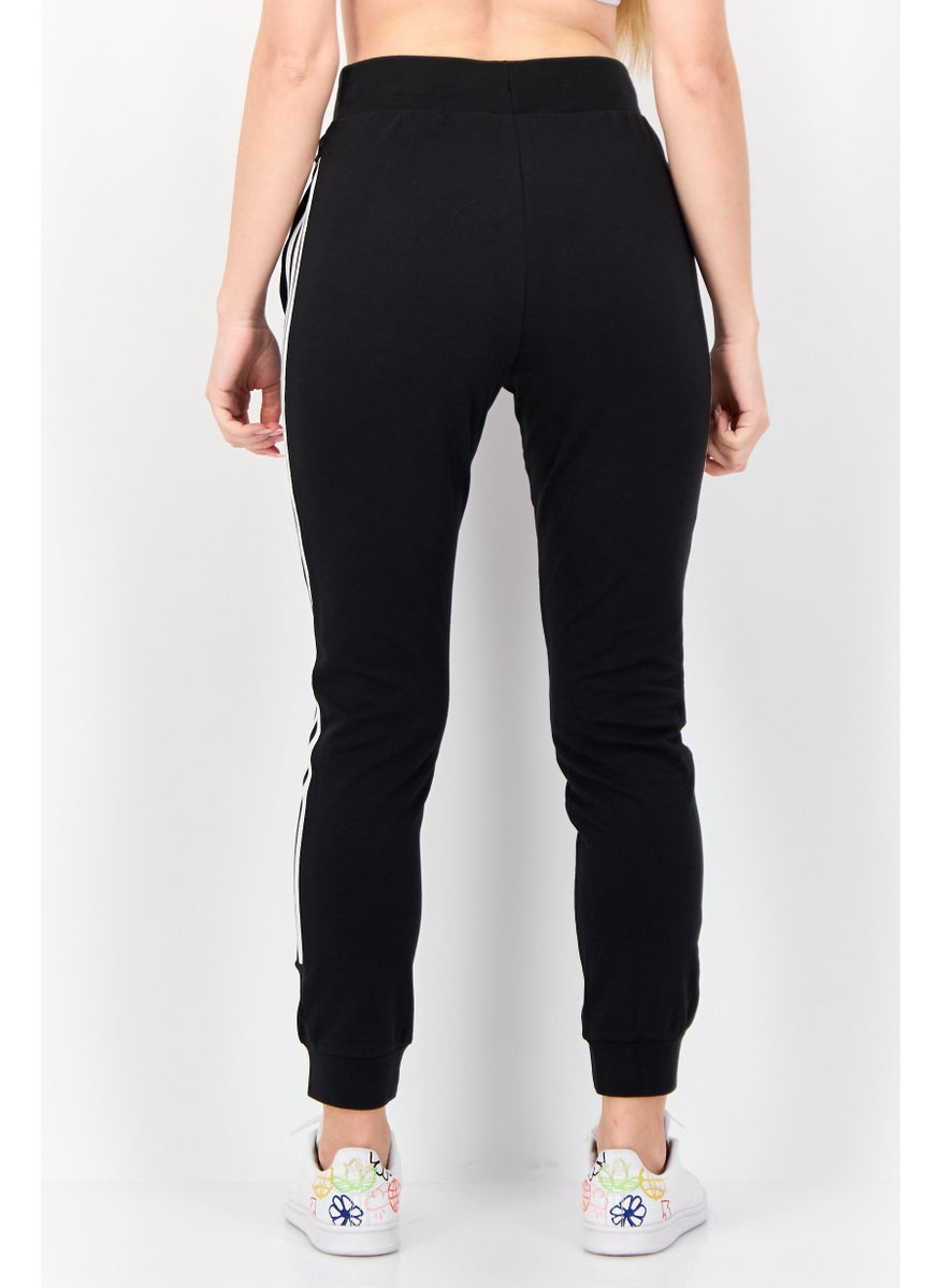 Women Sportswear Fit Outdoor Sweatpants, Black