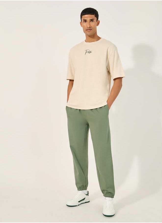 Relaxed Fit Cotton Terry Joggers