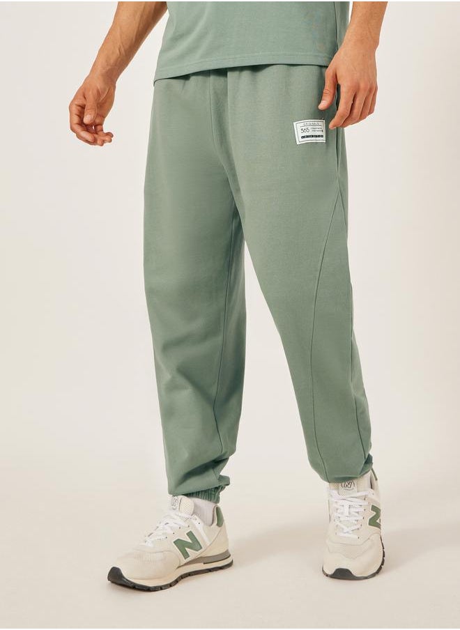 Mid Rise Oversized Joggers with Drawstring