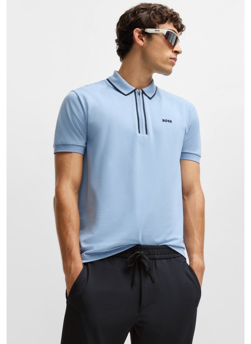 Tapered-fit trousers in water-repellent stretch fabric
