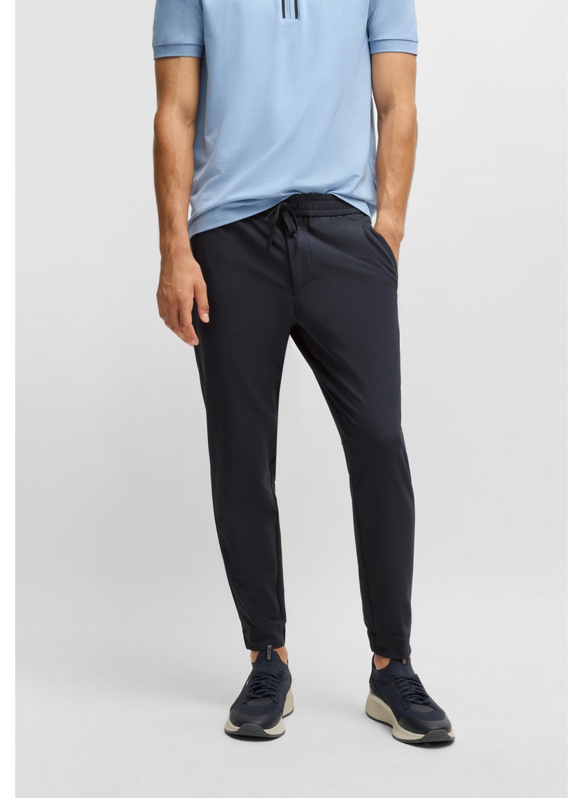 Tapered-fit trousers in water-repellent stretch fabric