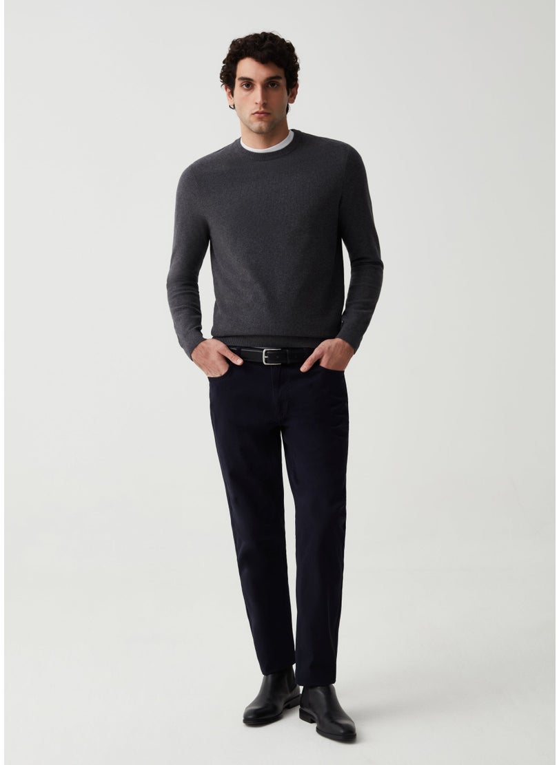 Regular-Fit Trousers With Five Pockets