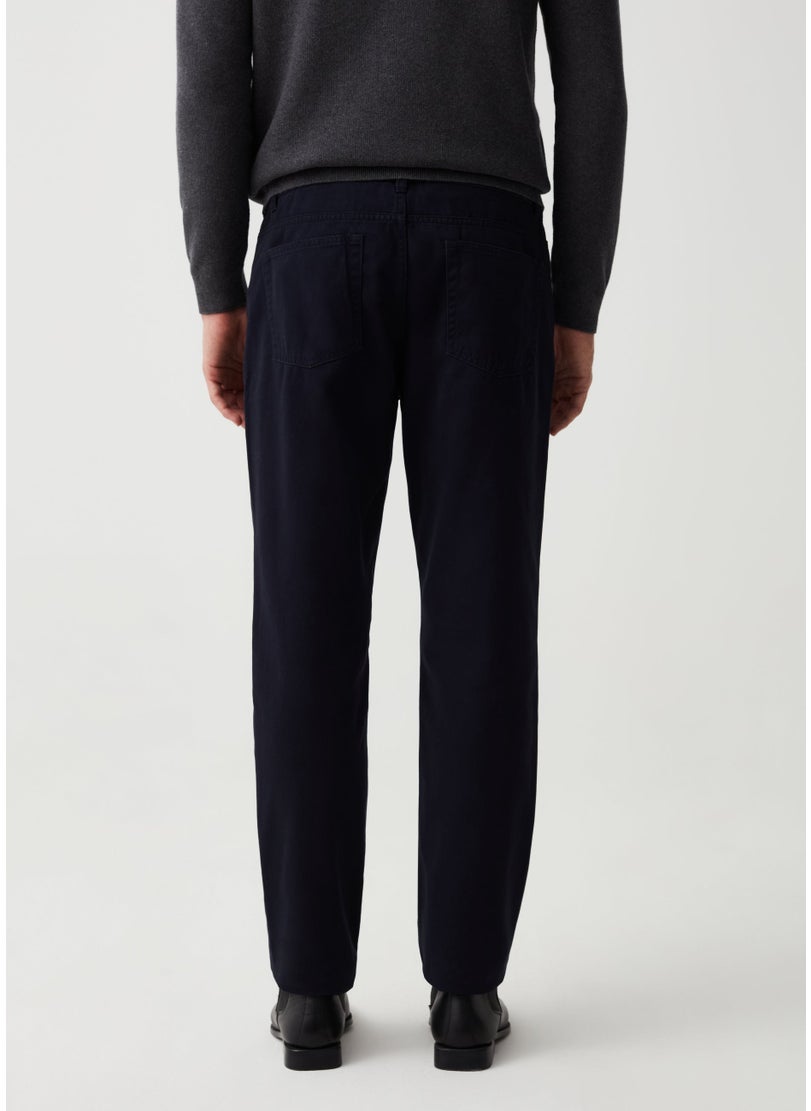 Regular-Fit Trousers With Five Pockets