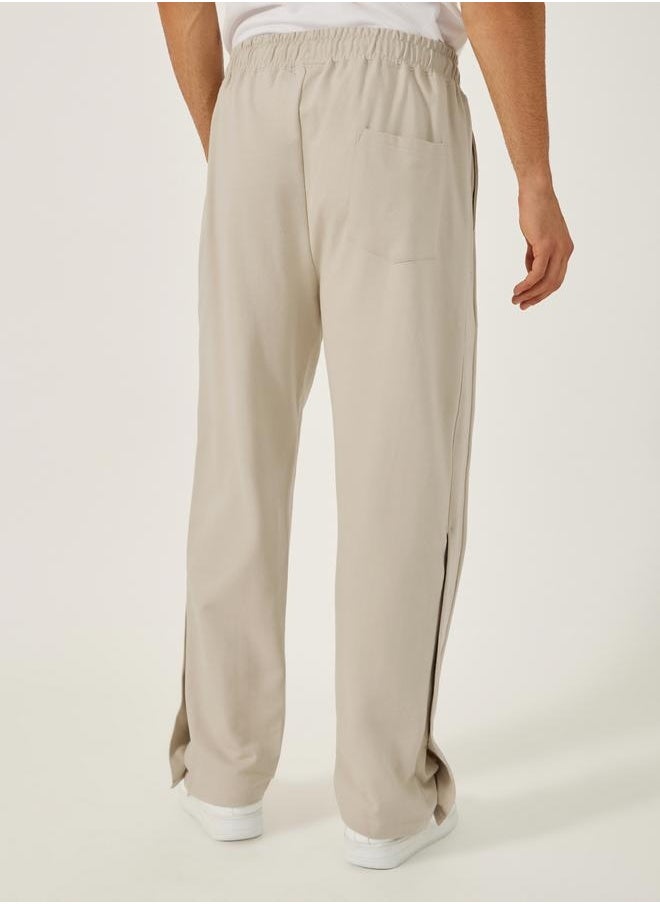 Mid Rise Oversized Joggers with Drawstring