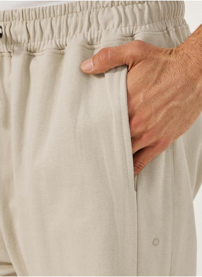 Mid Rise Oversized Joggers with Drawstring