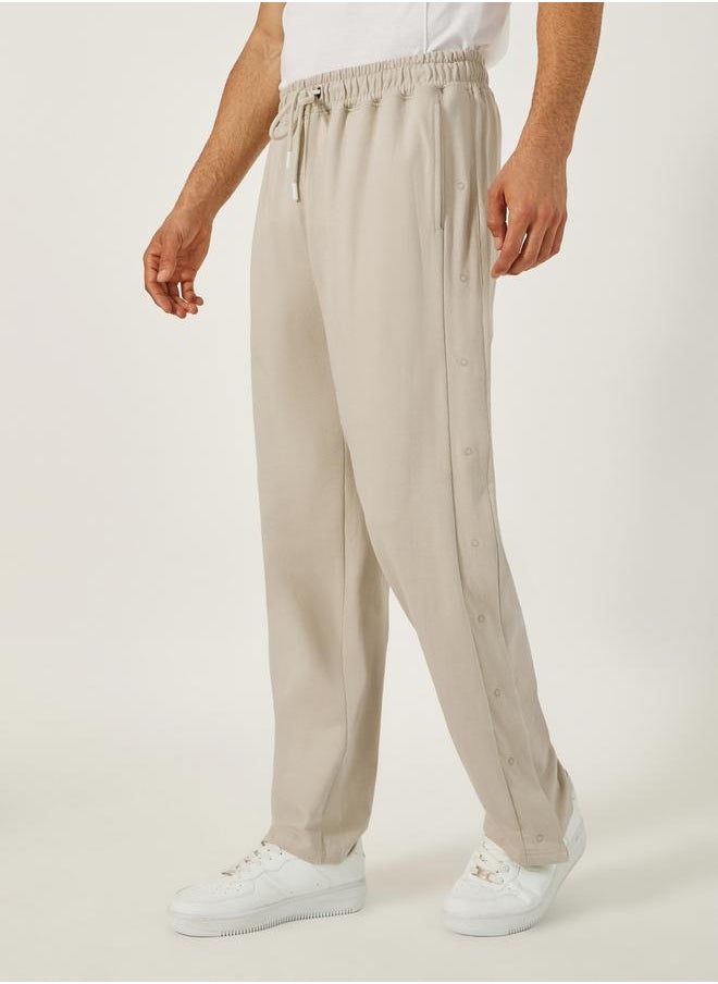 Mid Rise Oversized Joggers with Drawstring