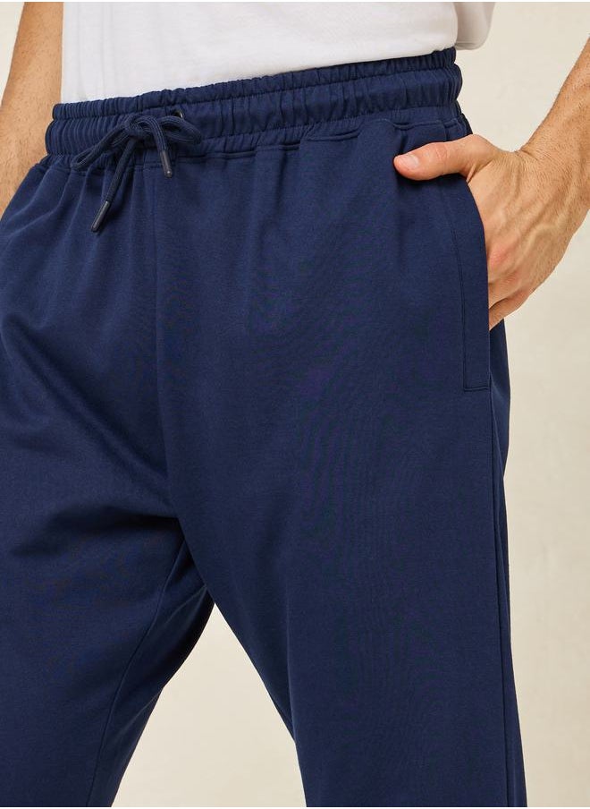 Eco Earth Slim Terry Open Hem Jogger with Welt Pockets