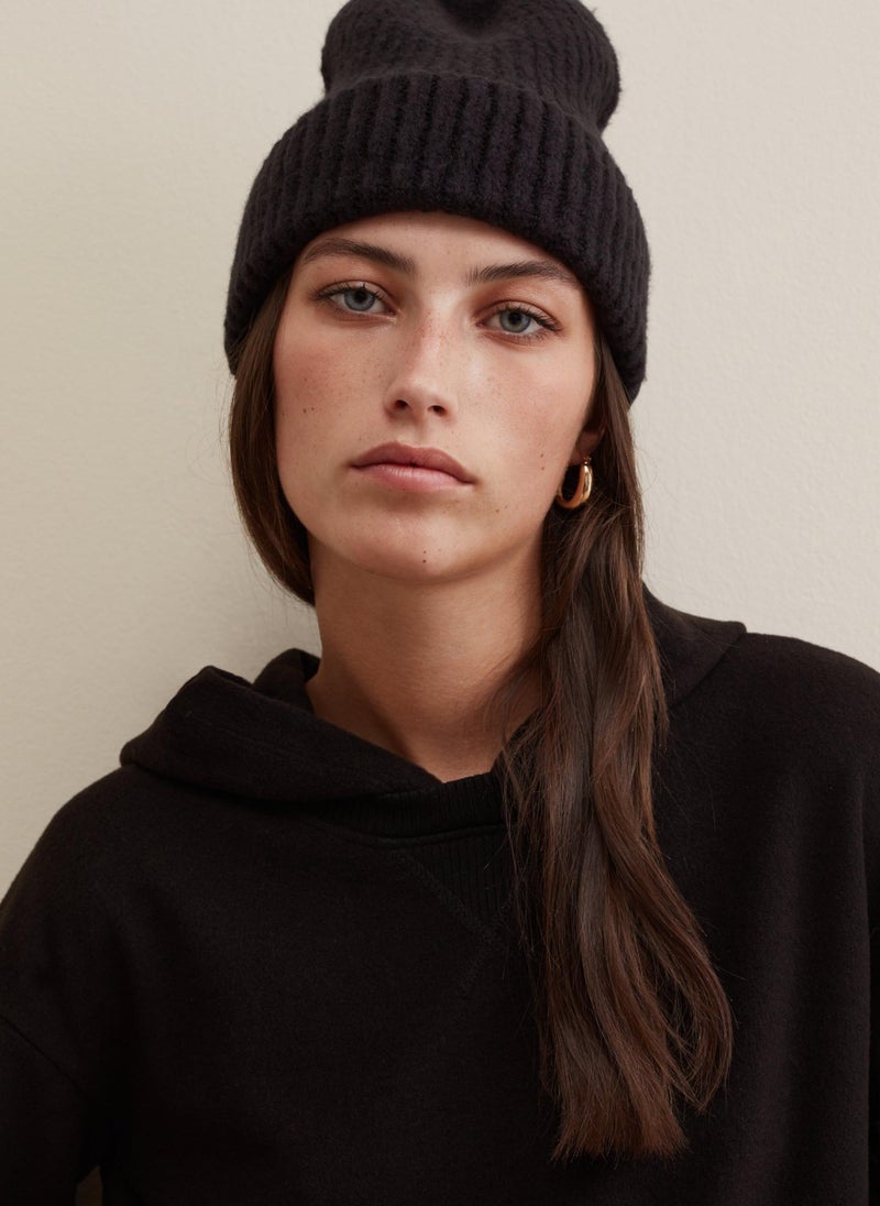 Hoodie With V Detail