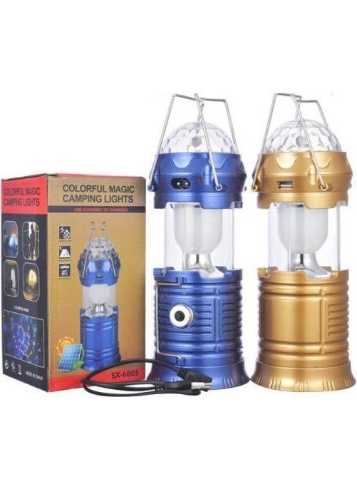 Powermaster Colorful Rechargeable Camping Lamp Floodlight Lighting Hanging Apparatus Camping Picnic Lighting