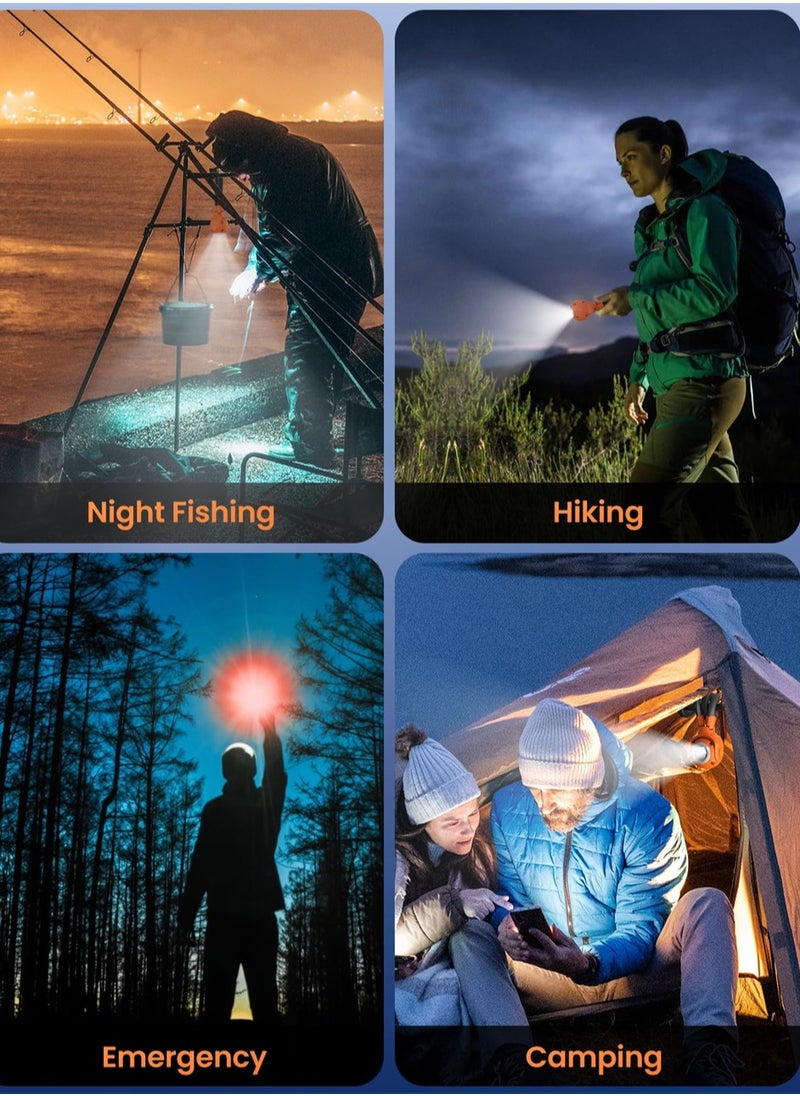 1000LM LED Camping Lantern, Portable Camping Lights, USB Rechargeable LED Lantern with 6 Light Modes, IPX4 Waterproof Tent Lights for Camping/Hiking/Fishing/Hurricane/Emergency