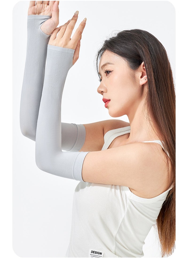3 Pairs Cooling Arm Sleeves, UV Sun Protection Cooling Arm Cover for Women Men, Arm Protection for Basketball, Golf, Cycling, Running, Driving