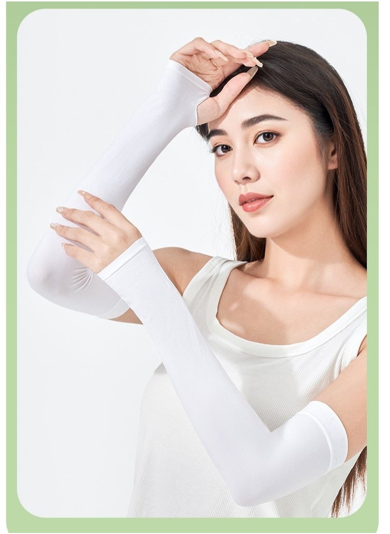 3 Pairs Cooling Arm Sleeves, UV Sun Protection Cooling Arm Cover for Women Men, Arm Protection for Basketball, Golf, Cycling, Running, Driving