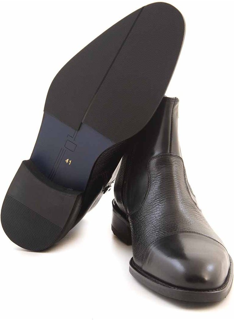Gold Leather Men's Classic Shoes 6018-23
