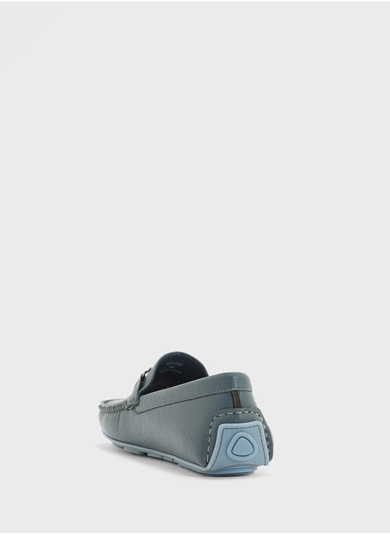 Trim Detail Loafers