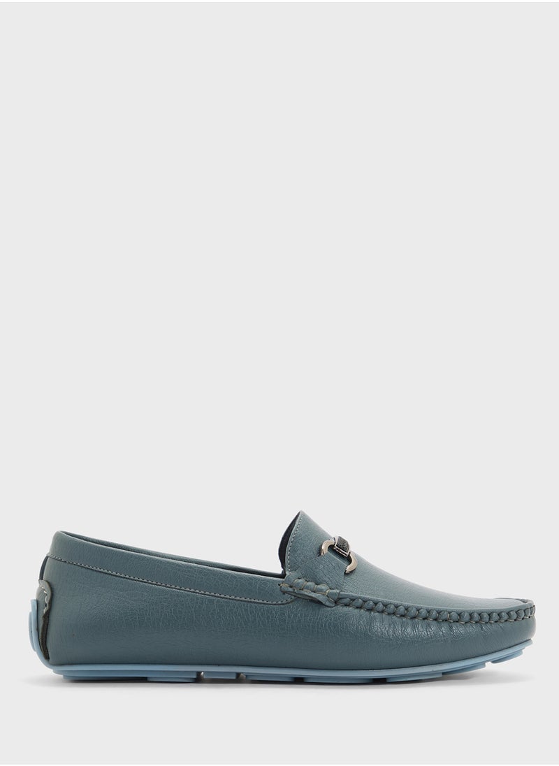 Trim Detail Loafers