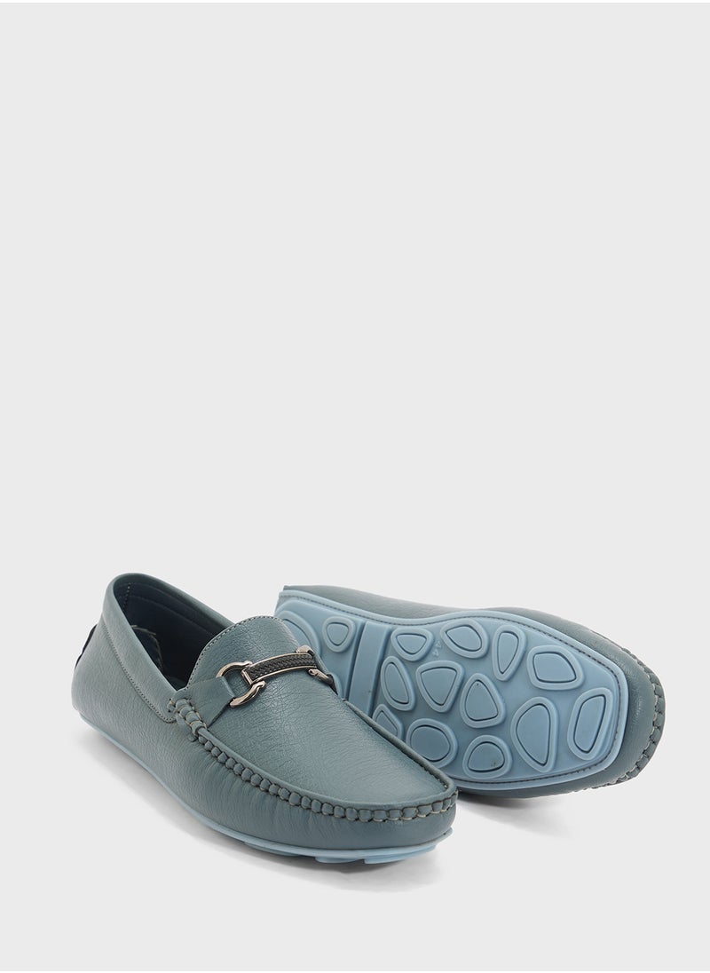 Trim Detail Loafers