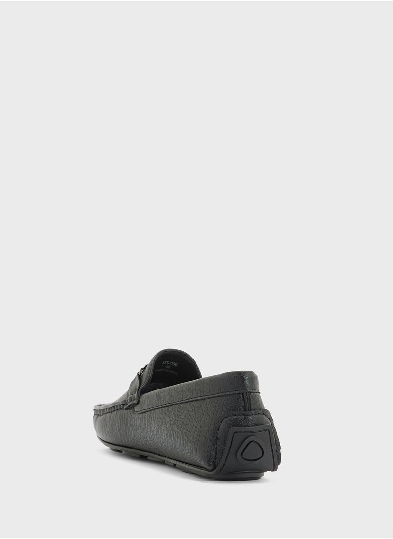 Trim Detail Loafers