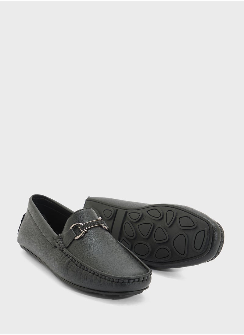 Trim Detail Loafers