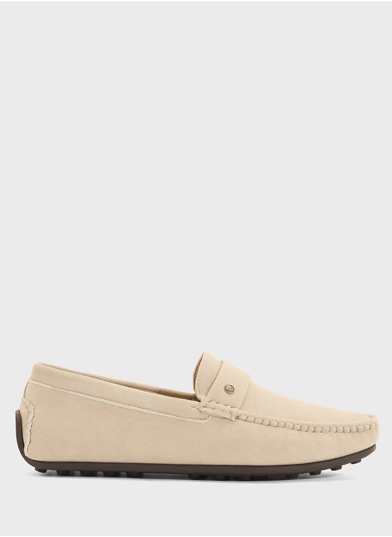 Faux Suede Loafers