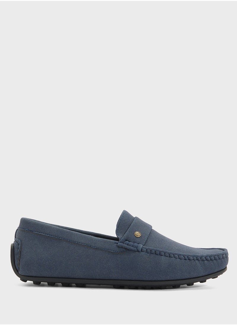 Faux Suede Loafers