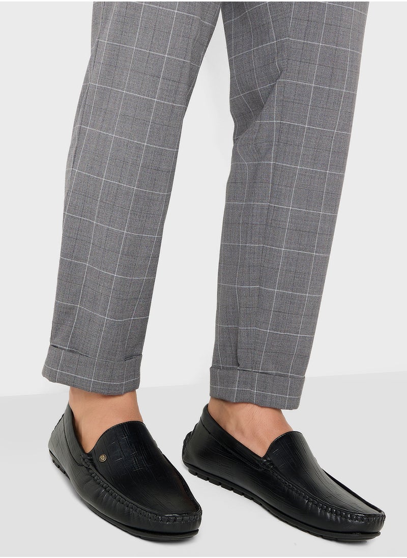Croc Emboss Loafers