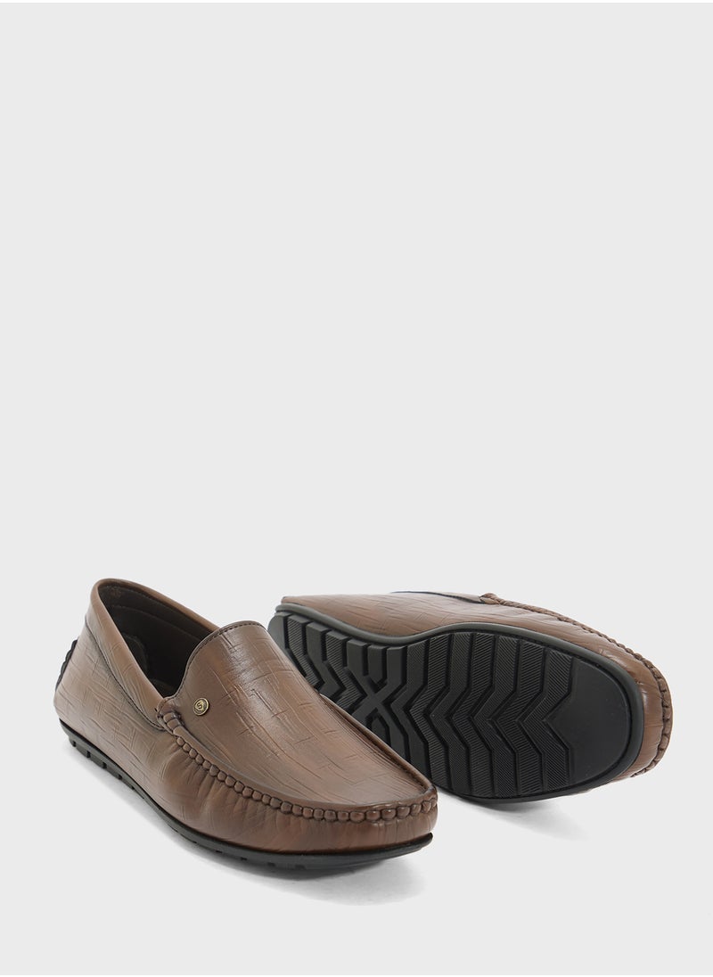 Croc Emboss Loafers