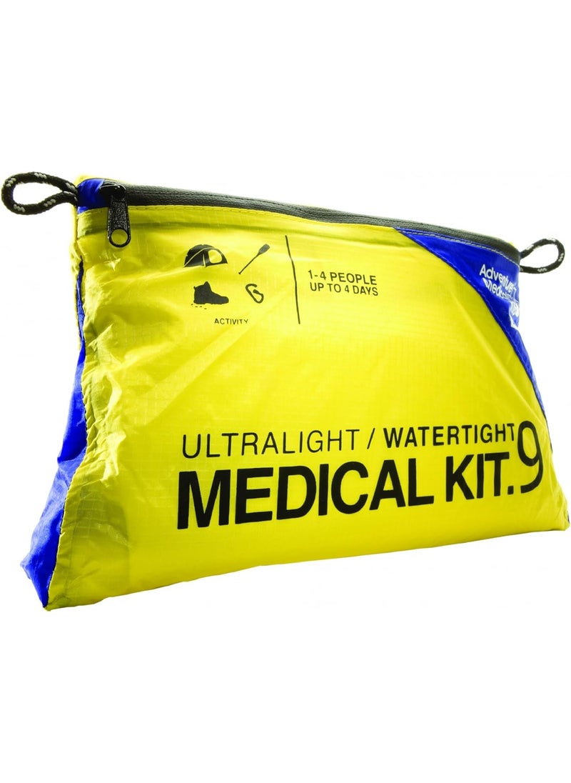 Adventure Medical Kits Ultralight & Watertight Medical Kit .9 - Waterproof Multi-Sport First Aid Kit - Lightweight Medical Kit Includes Bandages, Moleskin, Medication & More