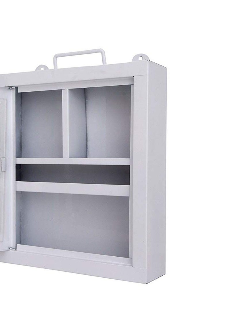 LEPOSE Wall mountable Metal First Aid BoxEmergency Medical kitFirst Aid Box For School officeHomeMulti Partation
