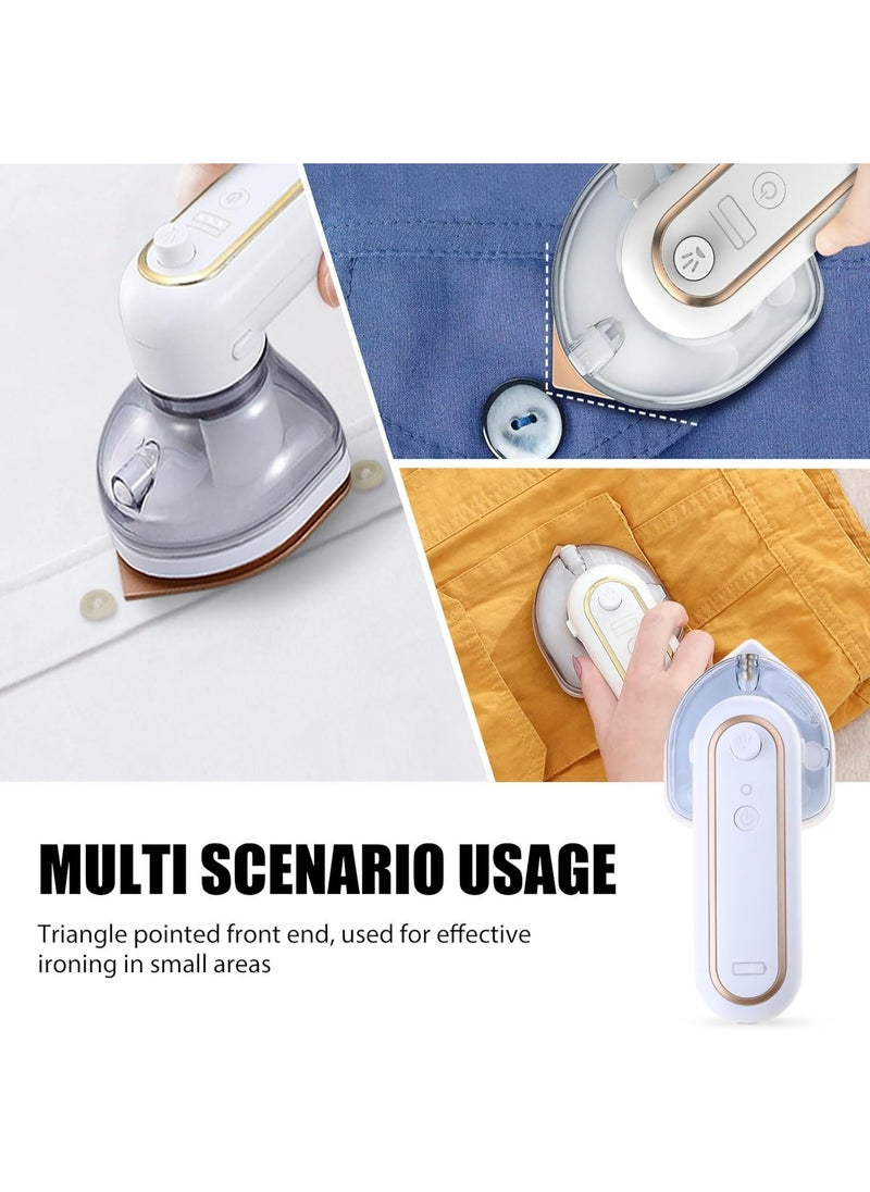 Mini Electric Steam Iron YTJ-01– Portable Cordless Travel Iron with 3 Temperature Settings, Fast Heat-Up, Wet & Dry Modes, Non-Stick Teflon Soleplate – Compact & Rechargeable for Home & Travel Use
