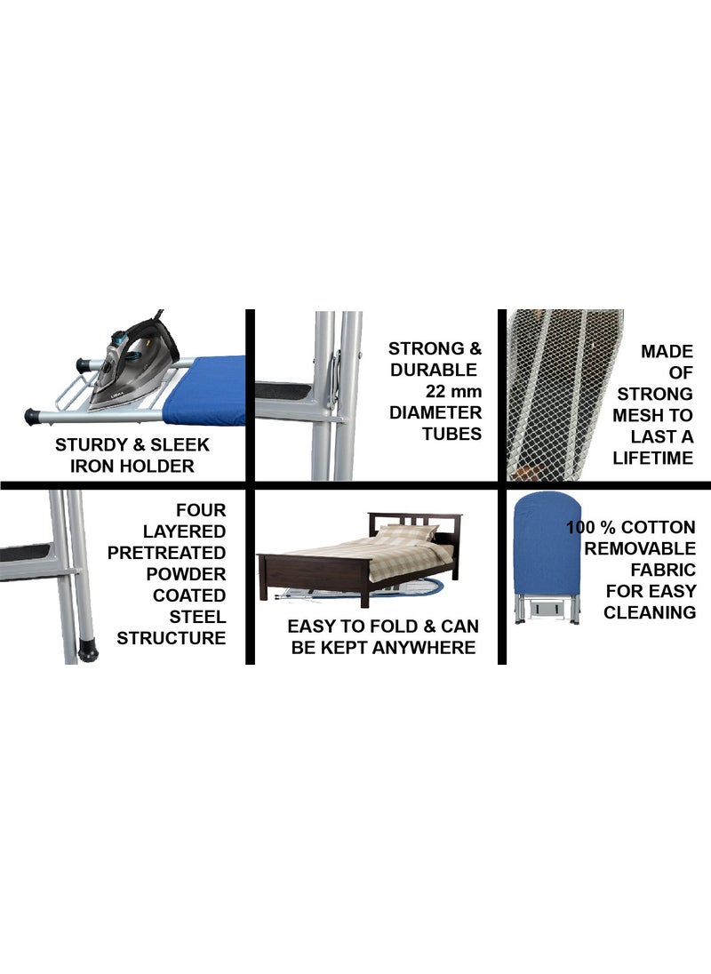 ATHENACREATIONS MultiPurpose 2in1 Ironing Board with Ladder Convertible Iron Table for Ironing Clothes MultiUse Three Step Ladder Fully Foldable