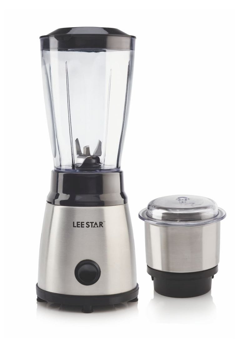 LEE STAR LE802 Electric Blender Grinder Mixer With Heavy Duty Powerful Motor for Kitchen With Stainless Steel Grinder Jar for Ghee Butter Smoothies Puree Juices Milk Shakes Batter 400 Watts
