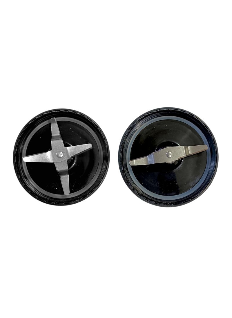 Kitchen Galaxy CrossFlat Blade The Universal Spare Parts for Blender Juicer and Mixer Pack of 2