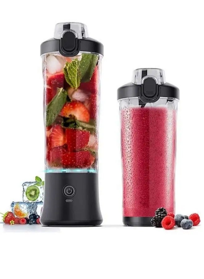 Portable Blender 600ML Electric Juicer Fruit Mixers 4000mAh USB Rechargeable Smoothie Mini Blender Personal Juicer