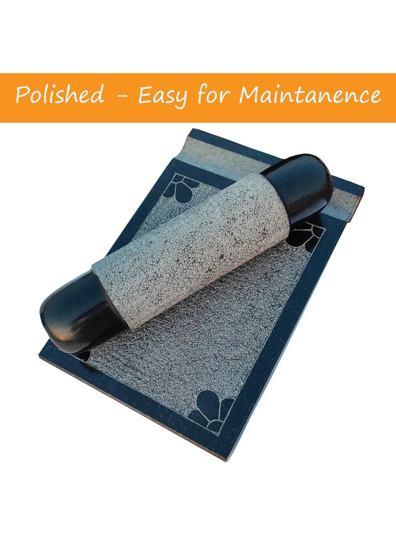 Neolithic Granite Ammikallu Traditional Hand GrinderSilbatta12 Inch Big SizeHeavy Duty105 kg