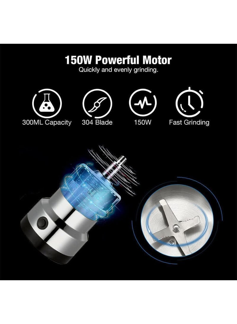 Smartnest Stainless Steel Nima Mixer Grinder Multifunctional Grinder Electric Mini Nima Blender Miksi Grinder Baby Food Grinder Coffee Grinder Chutney Grinder Masala Grinder Spice Grinder