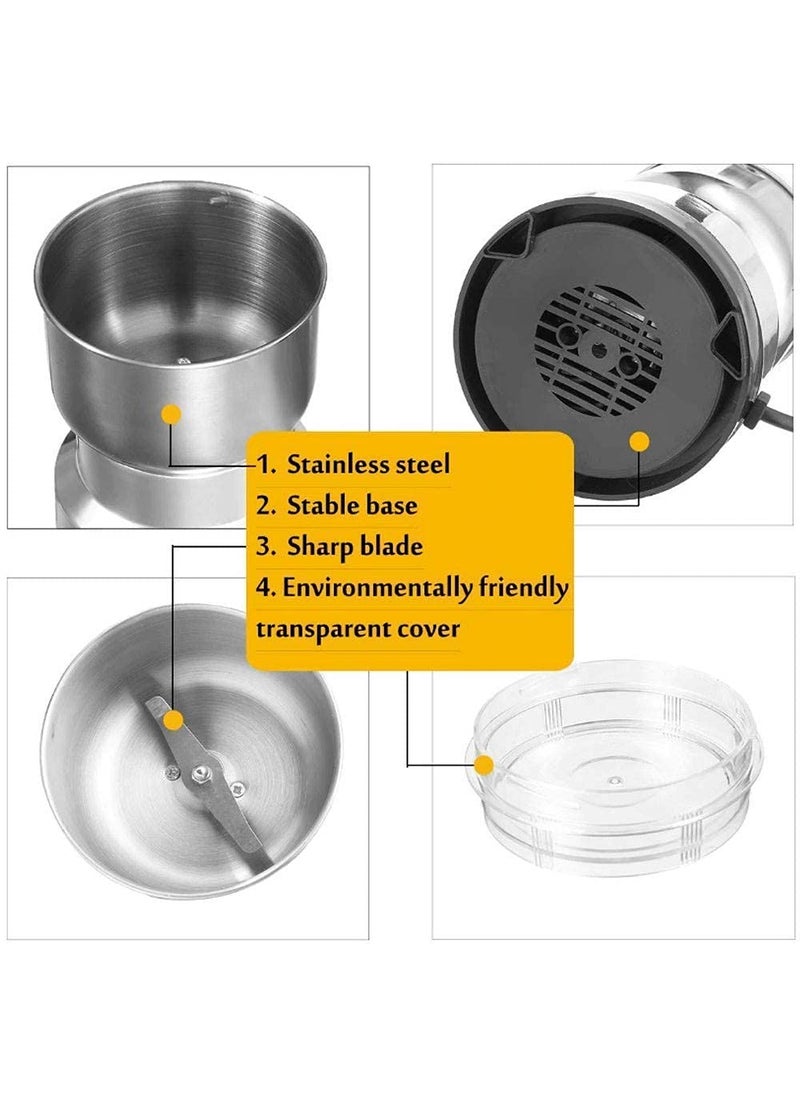 Smartnest Stainless Steel Nima Mixer Grinder Multifunctional Grinder Electric Mini Nima Blender Miksi Grinder Baby Food Grinder Coffee Grinder Chutney Grinder Masala Grinder Spice Grinder