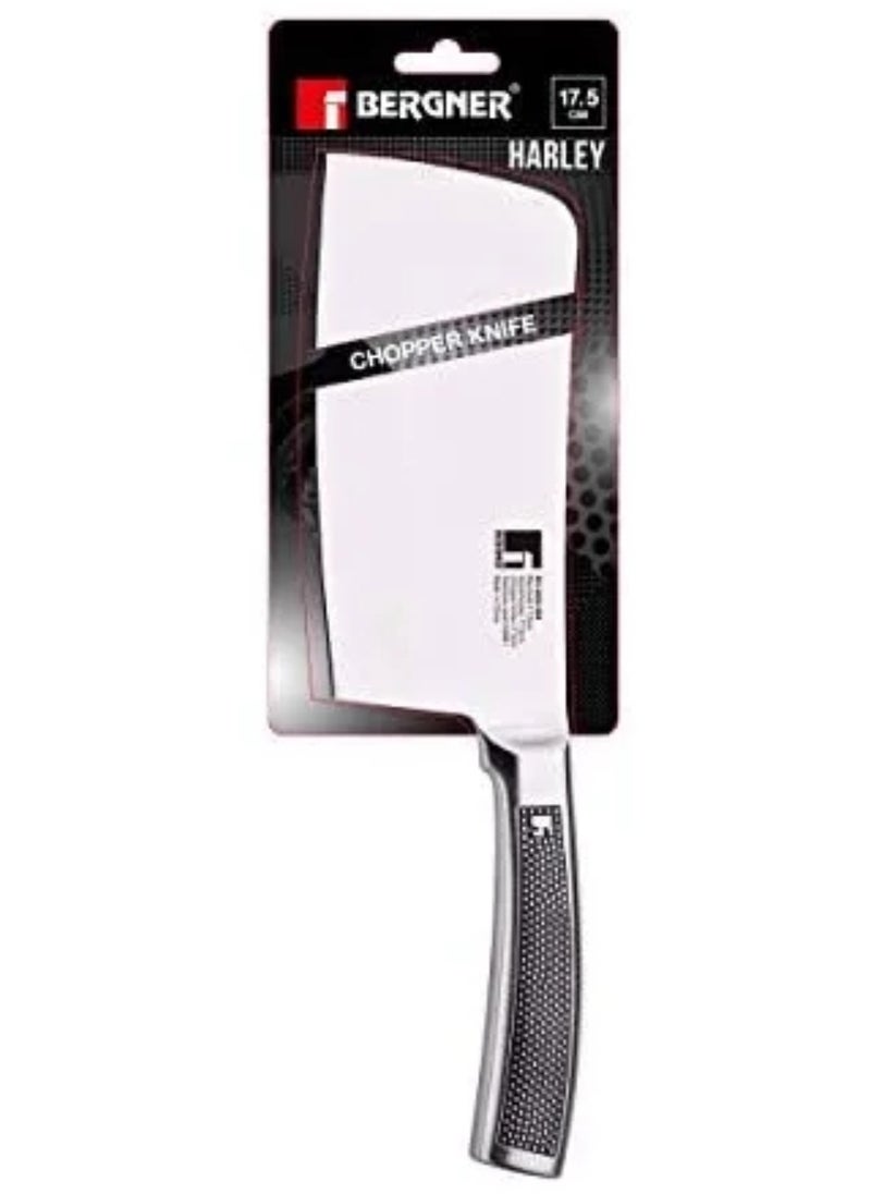 Harley Chopper Knife, 17.5 Cm, Stainless Steel, Matt Finish, Bg8800Mm, Silver