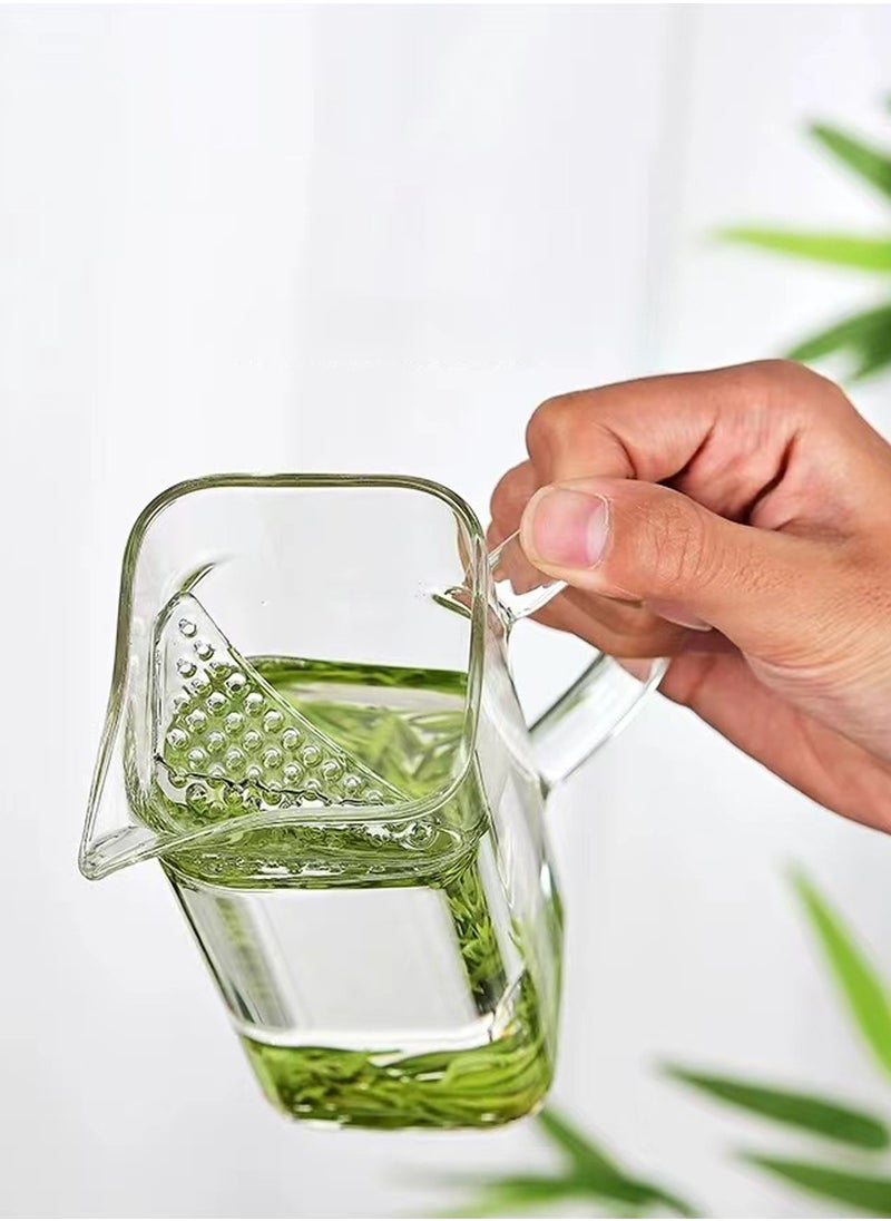 3-Piece Transparent High Borosilicate Glass Coffee Set – 500Ml Filter Pitcher & 2×100Ml Cups For Coffee Brewing, Serving & Daily Use