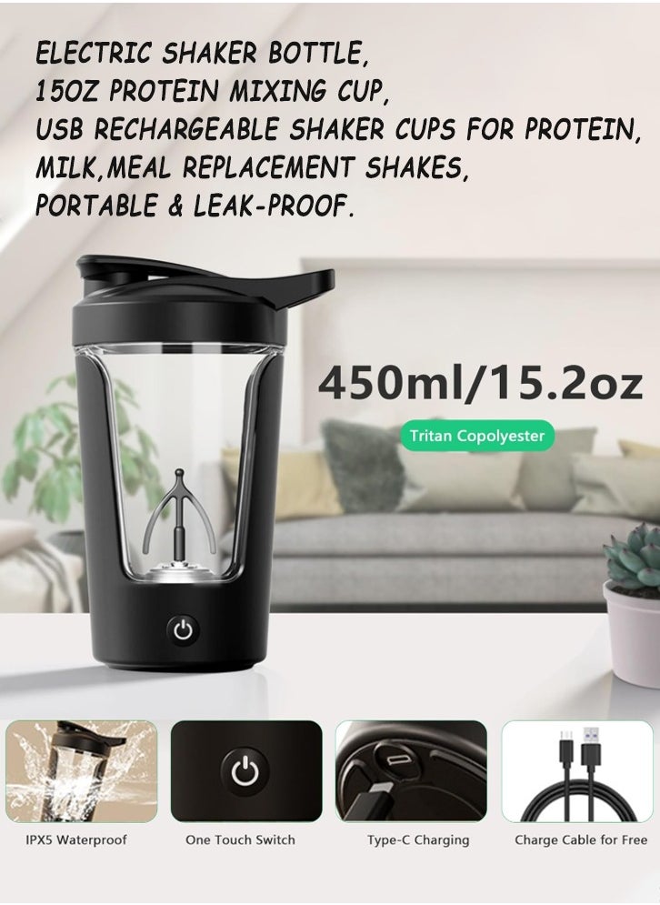 Automatic Mixing Cup Charging with Scale, Convenient Fitness, High Temperature Resistant Protein Powder Meal Replacement Shaking Cup