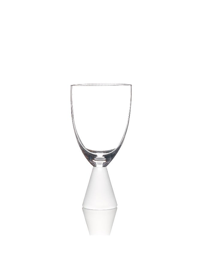 Stem Glass Set Clear Plain 4 Pcs Stem Glass
