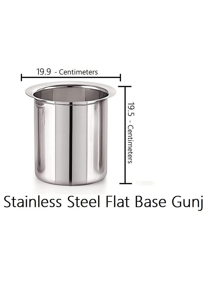 Bartan Star Stainless Steel Deep Gunj for Milk Water 25 Litre