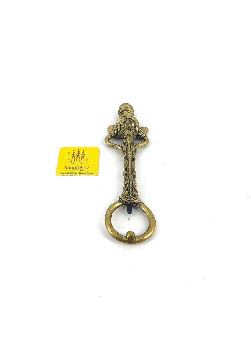 Shambhavi Creations Brass Bottle Opener Bull Design 475 inch Stylish Beer Opener