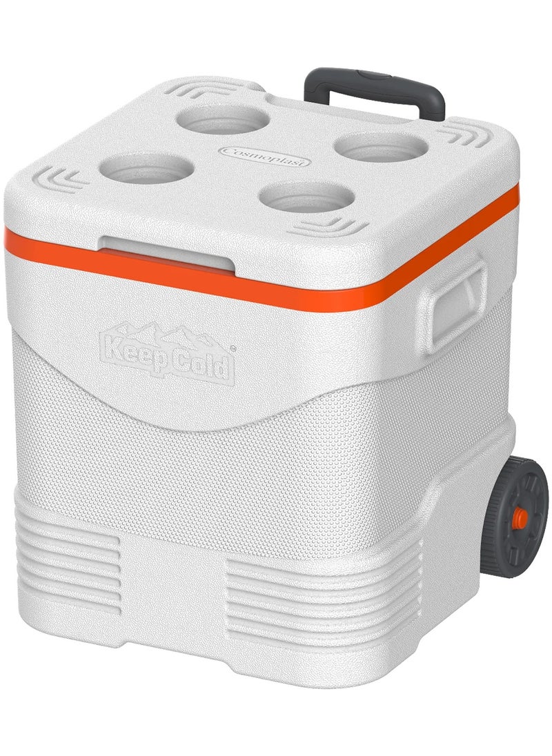 Cosmoplast 30L KeepCold Trolley Icebox with Wheels