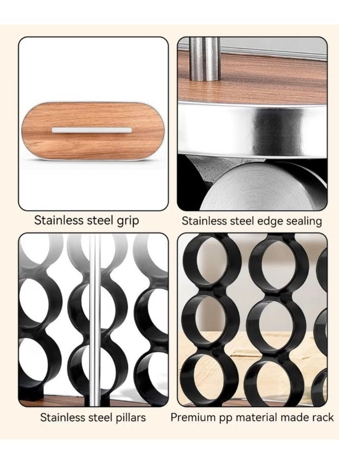 20 Piece Spice Jar Set with Spice Rack