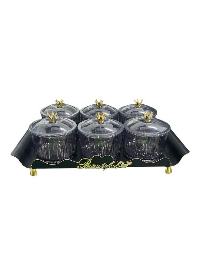 Luxurious 6-piece nut tray set