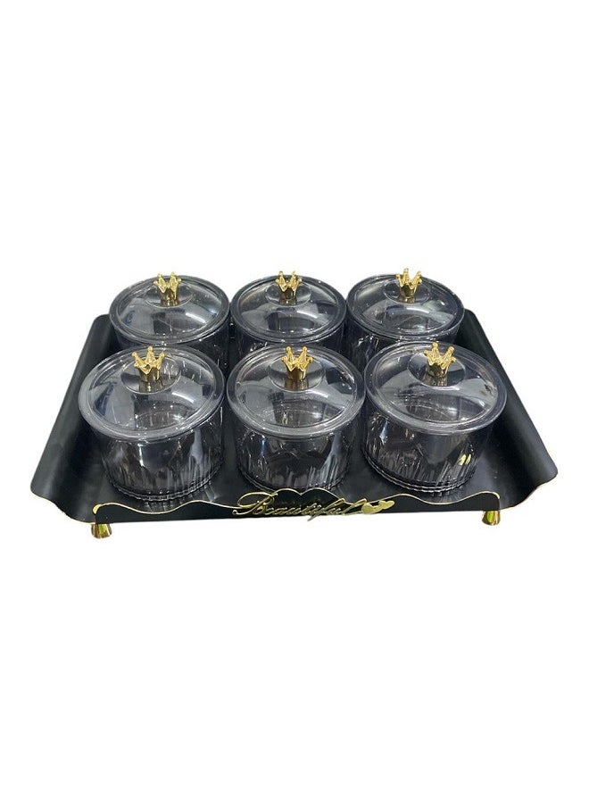 Luxurious 6-piece nut tray set