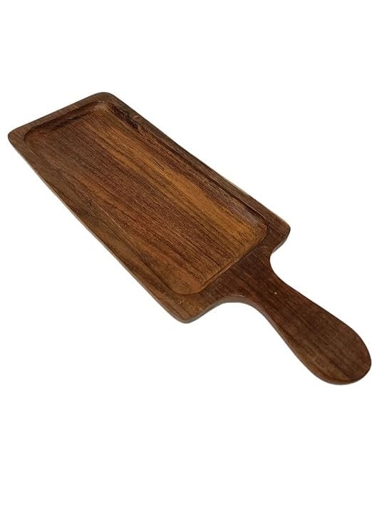 ANAYA AFROZ Wooden Serving bat Platter Serving Tray 16X5 INCH