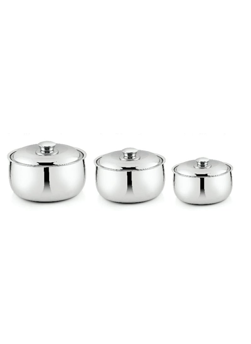 Shilp Shreshth Stainless Steel Casserole Dish with Lid
