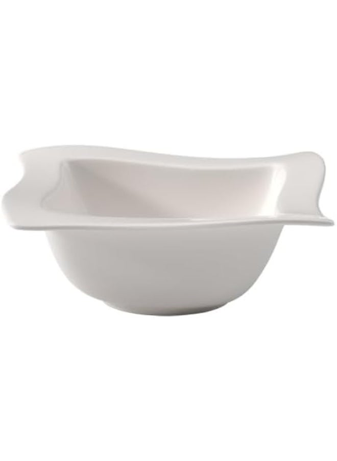 Villeroy & Boch New Wave Bowl, 6.75 in, Premium Porcelain, White