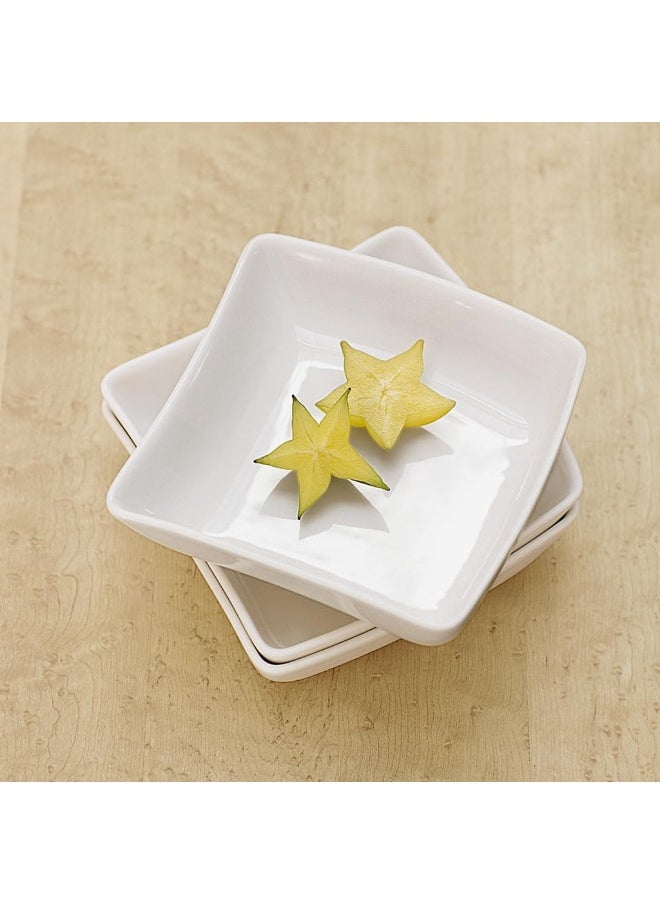 Villeroy & Boch New Wave Square Individual Bowl, 4.75 in, Premium Porcelain, White